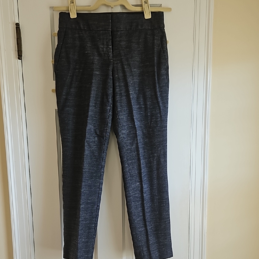 LOFT Julie Women's Pants - Navy Melange - Size 0